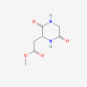 Methyl 2-(3,6-dioxopiperazin-2-yl)acetate