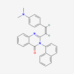 2-{(Z)-2-[4-(dimethylamino)phenyl]ethenyl}-3-(naphthalen-1-yl)quinazolin-4(3H)-one