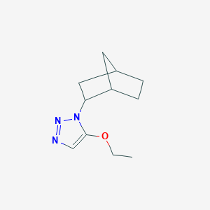 molecular formula C11H17N3O B1167120 1-(Bicyclo[2.2.1]heptan-2-yl)-5-ethoxy-1H-1,2,3-triazole CAS No. 124552-97-2