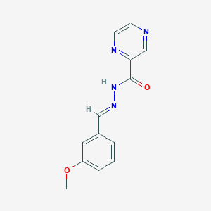 N'-[(E)-(3-methoxyphenyl)methylidene]-2-pyrazinecarbohydrazide