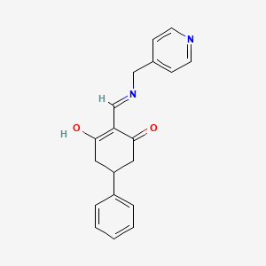 5-Phenyl-2-{[(pyridin-4-ylmethyl)amino]methylidene}cyclohexane-1,3-dione