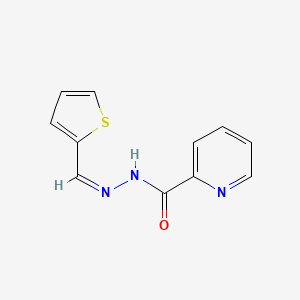 N'-[(Z)-(Thiophen-2-YL)methylidene]pyridine-2-carbohydrazide