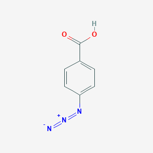 molecular formula C7H5N3O2 B116714 4-叠氮苯甲酸 CAS No. 6427-66-3