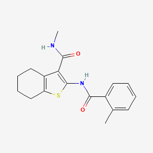 N-methyl-2-{[(2-methylphenyl)carbonyl]amino}-4,5,6,7-tetrahydro-1-benzothiophene-3-carboxamide