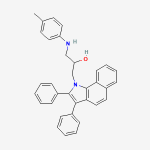 1-(2,3-diphenyl-1H-benzo[g]indol-1-yl)-3-[(4-methylphenyl)amino]propan-2-ol