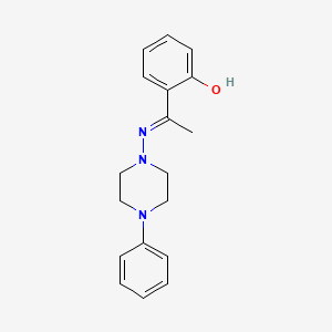 2-[1-(4-Phenyl-piperazin-1-ylimino)-ethyl]-phenol