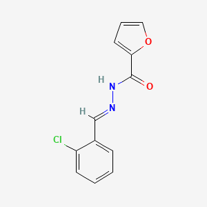 N'-[(E)-(2-chlorophenyl)methylidene]furan-2-carbohydrazide