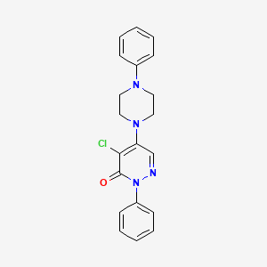 4-chloro-2-phenyl-5-(4-phenylpiperazin-1-yl)pyridazin-3(2H)-one