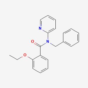 molecular formula C21H20N2O2 B11671730 N-benzyl-2-ethoxy-N-(pyridin-2-yl)benzamide 