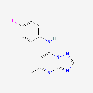 N-(4-iodophenyl)-5-methyl-[1,2,4]triazolo[1,5-a]pyrimidin-7-amine