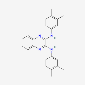 N,N'-bis(3,4-dimethylphenyl)quinoxaline-2,3-diamine