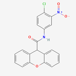 N-(4-chloro-3-nitrophenyl)-9H-xanthene-9-carboxamide