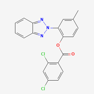 2-(2H-benzotriazol-2-yl)-4-methylphenyl 2,4-dichlorobenzoate