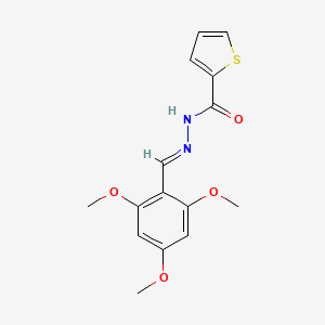 N'-[(E)-(2,4,6-trimethoxyphenyl)methylidene]thiophene-2-carbohydrazide