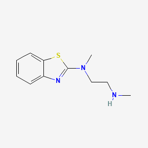 molecular formula C11H15N3S B1167219 N,N'-Dimethyl-N-(benzothiazole-2-yl)ethylenediamine CAS No. 111628-35-4