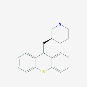 molecular formula C8H15N B1167242 (3S)-1-methyl-3-(9H-thioxanthen-9-ylmethyl)piperidine CAS No. 115511-20-1
