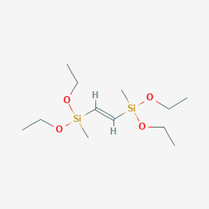 molecular formula C12H28O4Si2 B1167247 1,2-Bis(methyldiethoxysilyl)ethylene CAS No. 124279-15-8