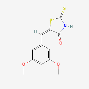 5-[(3,5-Dimethoxyphenyl)methylene]-2-thioxo-1,3-thiazolidin-4-one