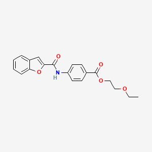 2-ethoxyethyl 4-(1-benzofuran-2-carbonylamino)benzoate