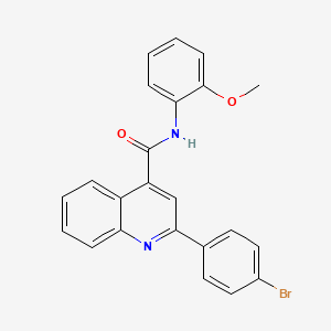 2-(4-bromophenyl)-N-(2-methoxyphenyl)quinoline-4-carboxamide