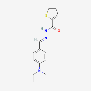 N'-[4-(diethylamino)benzylidene]-2-thiophenecarbohydrazide