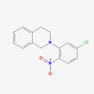 2-(5-Chloro-2-nitrophenyl)-1,2,3,4-tetrahydroisoquinoline