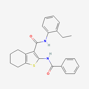 2-benzamido-N-(2-ethylphenyl)-4,5,6,7-tetrahydro-1-benzothiophene-3-carboxamide