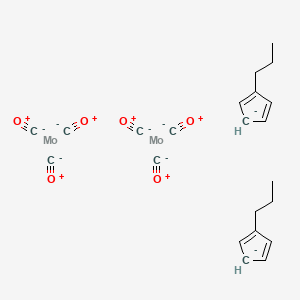 molecular formula C22H22Mo2O6-2 B1167321 (Propylcyclopentadienyl)molybdenum tricarbonyl dimer CAS No. 105046-05-7