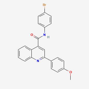 N-(4-bromophenyl)-2-(4-methoxyphenyl)quinoline-4-carboxamide