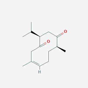molecular formula C15H24O2 B1167340 Neocurdione CAS No. 108944-67-8
