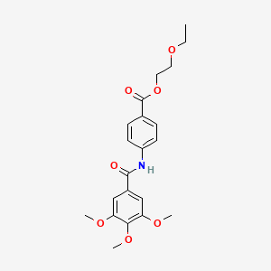 2-Ethoxyethyl 4-[(3,4,5-trimethoxybenzoyl)amino]benzoate