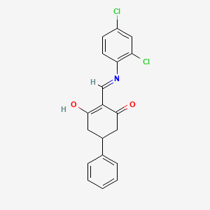 2-{[(2,4-Dichlorophenyl)amino]methylidene}-5-phenylcyclohexane-1,3-dione