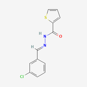 N'-(3-chlorobenzylidene)-2-thiophenecarbohydrazide