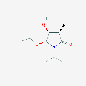 (3S,4R,5R)-5-Ethoxy-4-hydroxy-1-isopropyl-3-methylpyrrolidin-2-one