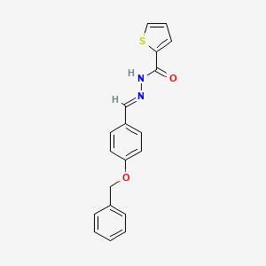 N'-[4-(benzyloxy)benzylidene]-2-thiophenecarbohydrazide