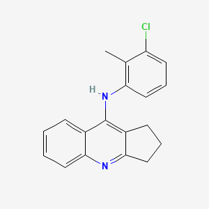 N-(3-chloro-2-methylphenyl)-2,3-dihydro-1H-cyclopenta[b]quinolin-9-amine