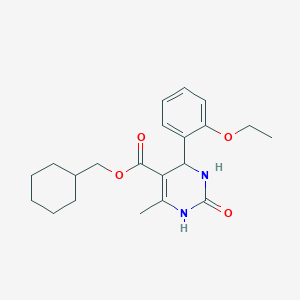 Cyclohexylmethyl 4-(2-ethoxyphenyl)-6-methyl-2-oxo-1,2,3,4-tetrahydropyrimidine-5-carboxylate