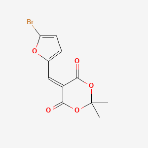 5-[(5-Bromofuran-2-yl)methylidene]-2,2-dimethyl-1,3-dioxane-4,6-dione