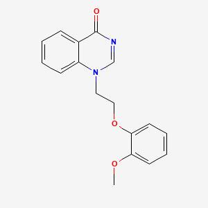 molecular formula C17H16N2O3 B1167408 1-[2-(2-methoxyphenoxy)ethyl]-4(1H)-quinazolinone 