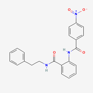 2-{[(4-nitrophenyl)carbonyl]amino}-N-(2-phenylethyl)benzamide