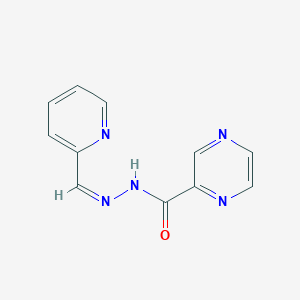 N'-[(Z)-pyridin-2-ylmethylidene]pyrazine-2-carbohydrazide