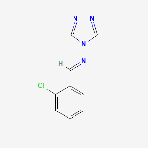 N-[(E)-(2-chlorophenyl)methylidene]-4H-1,2,4-triazol-4-amine