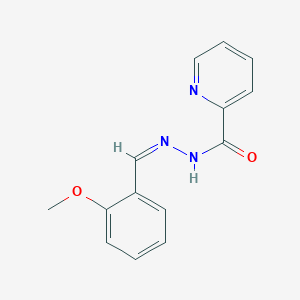 N'-[(Z)-(2-Methoxyphenyl)methylidene]pyridine-2-carbohydrazide