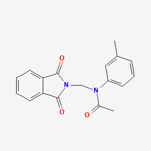 N-(1,3-Dioxo-1,3-dihydro-isoindol-2-ylmethyl)-N-m-tolyl-acetamide