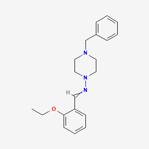 N-(4-benzylpiperazin-1-yl)-1-(2-ethoxyphenyl)methanimine