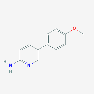 molecular formula C12H12N2O B116751 5-(4-甲氧基苯基)吡啶-2-胺 CAS No. 503536-75-2