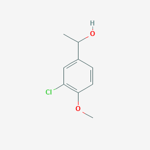 molecular formula C9H11ClO2 B1167516 1-(3-Chloro-4-methoxyphenyl)ethan-1-ol CAS No. 124829-13-6