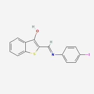 (2E)-2-{[(4-iodophenyl)amino]methylidene}-1-benzothiophen-3(2H)-one