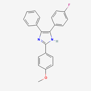 5-(4-fluorophenyl)-2-(4-methoxyphenyl)-4-phenyl-1H-imidazole