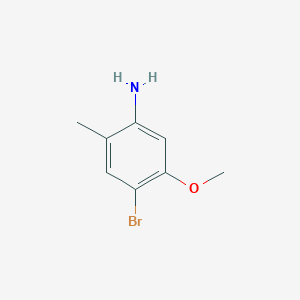 molecular formula C8H10BrNO B116754 4-溴-5-甲氧基-2-甲基苯胺 CAS No. 152626-77-2